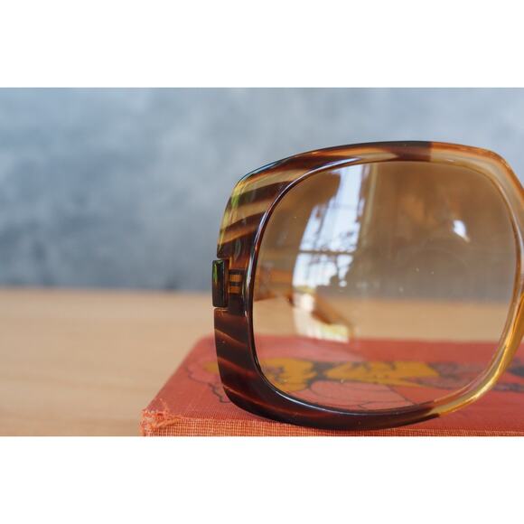 Vintage 1970s Sunglasses Square \'JACKIE\' Italy Samco Granny Festival Retro main image 10